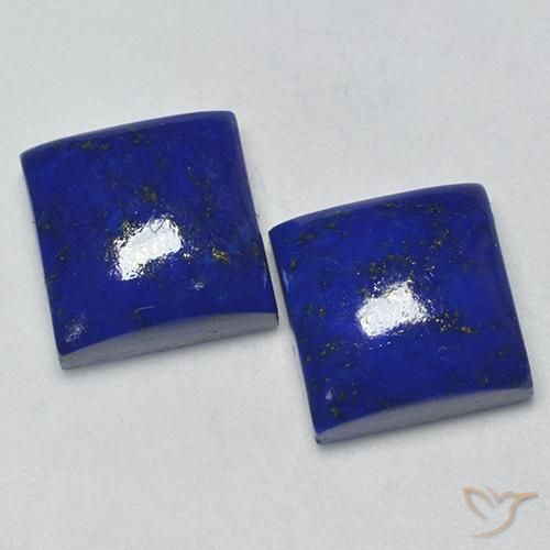 16.38ctw Naturale Blu elettrico Lapislazzulo, Quadrato, Opaco