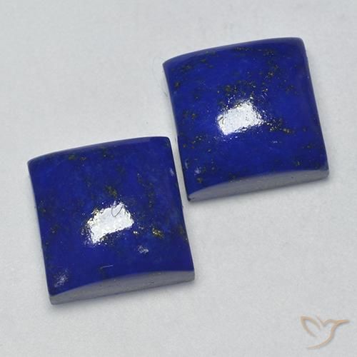 Gemme di Lapislazzulo Blu elettrico naturale da 16.38 ct, Quadrato, Opaco