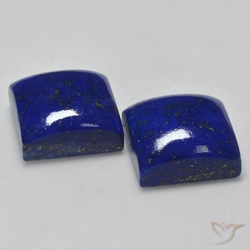 Gemme di Lapislazzulo Blu elettrico naturale da 16.38 ct, Quadrato, Opaco