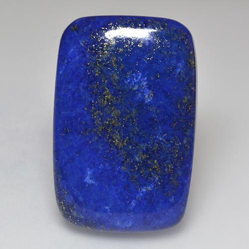 Lapislazzuli naturale blu da 37,33 ct, taglio a cuscino, opaco