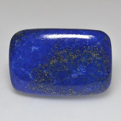 Lapislazzuli naturale blu da 37,33 ct, taglio a cuscino, opaco