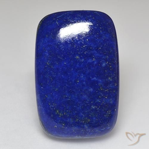 42.16ct Naturale Blu scuro Lapislazzulo, Cuscino, Opaco