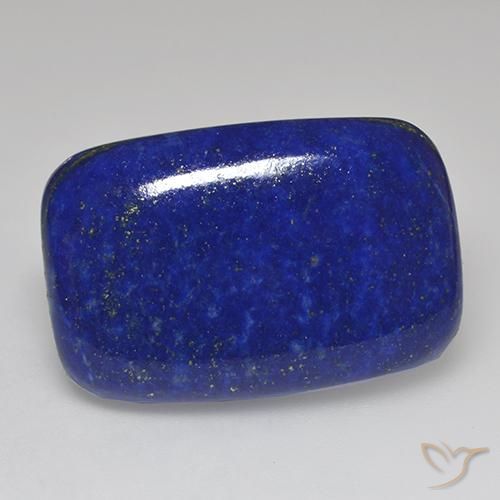 Lapislazzulo Blu scuro naturale da 42.16 ct, Cuscino, Opaco