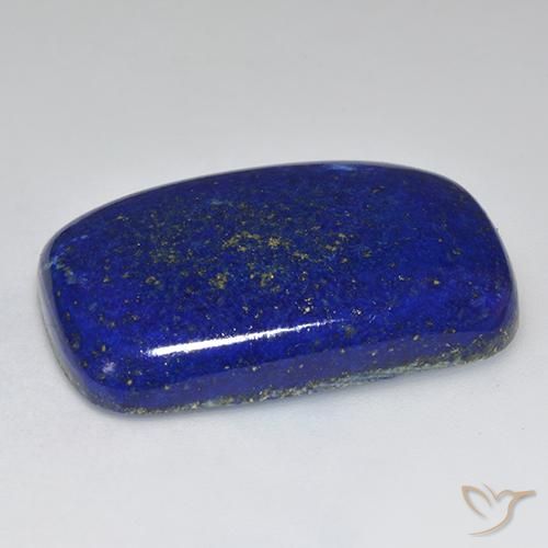 Lapislazzulo Blu Navy Intenso naturale da 44.36 ct, Taglio a cuscino, Opaco