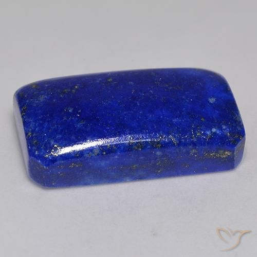 Lapislazzulo Blu acceso naturale da 31.98 ct, Taglio smeraldo, Opaco
