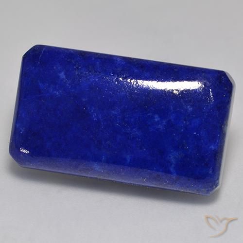 Lapislazzulo Blu Navy Intenso naturale da 32.27 ct, Ottagonale / Taglio smeraldo, Opaco