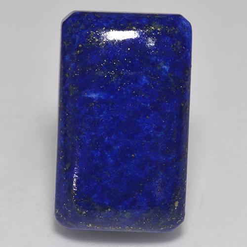Lapislazzulo Blu Navy Intenso naturale da 33.56 ct, Taglio smeraldo, Opaco
