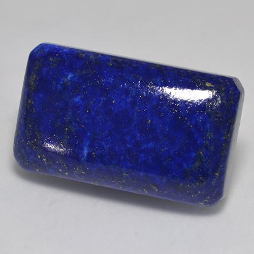 Lapislazzulo Blu Navy Intenso naturale da 33.56 ct, Taglio smeraldo, Opaco
