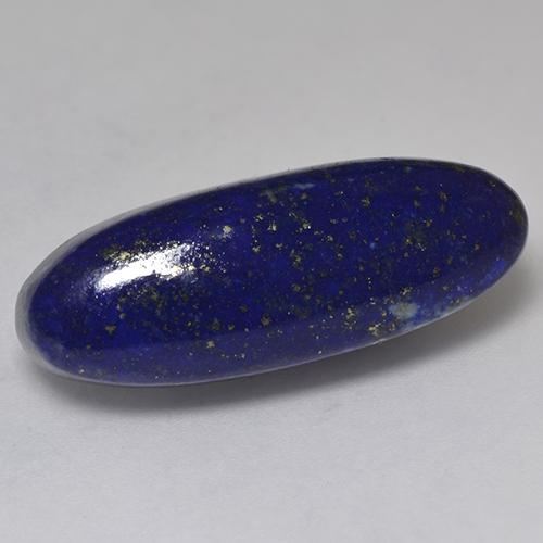 Lapislazzulo Blu scuro naturale da 17.21 ct, Taglio ovale, Opaco