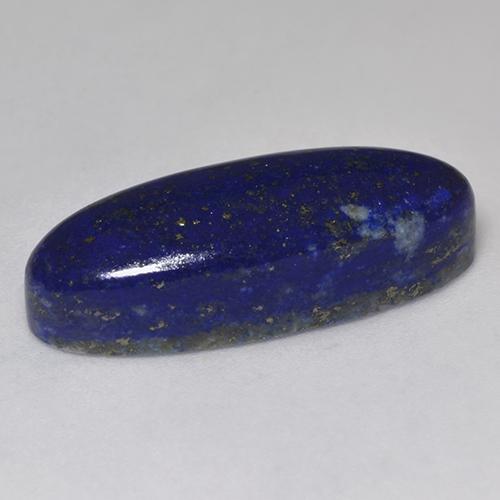 Lapislazzulo Blu scuro naturale da 17.21 ct, Taglio ovale, Opaco