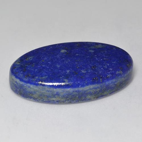 Lapislazzuli naturale blu da 34,75 ct, taglio ovale, opaco