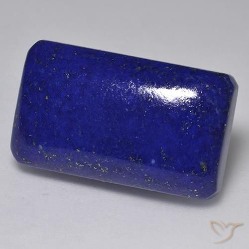 Lapislazzulo Blu scuro naturale da 29.69 ct, Ottagonale / Taglio smeraldo, Opaco