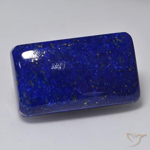 Lapislazzulo Blu Navy Intenso naturale da 29.82 ct, Ottagonale / Taglio smeraldo, Opaco