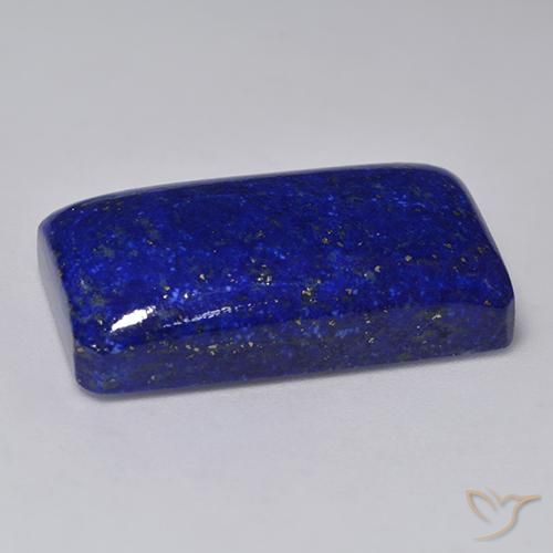 Lapislazzulo Blu Navy Intenso naturale da 29.82 ct, Ottagonale / Taglio smeraldo, Opaco