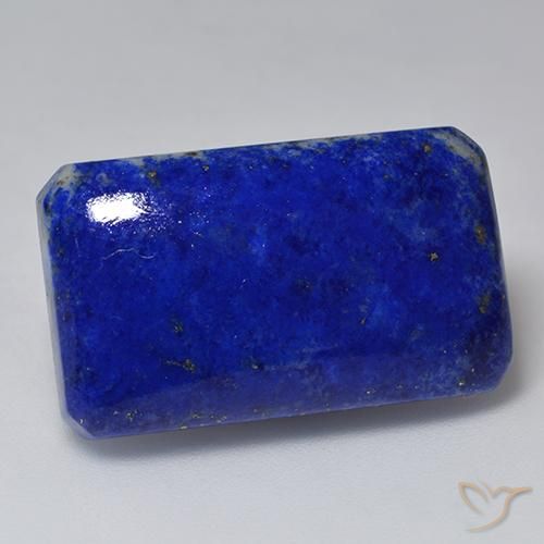 Lapislazzulo Blu Navy Intenso naturale da 26.65 ct, Ottagonale / Taglio smeraldo, Opaco