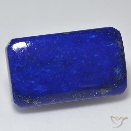 Lapislazzulo Blu elettrico naturale da 28.38 ct, Ottagonale / Taglio smeraldo, Opaco