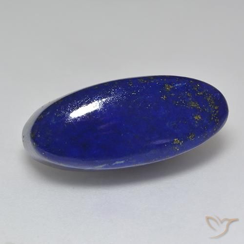 Lapislazzulo Blu Navy Intenso naturale da 25.74 ct, Ovale, Opaco