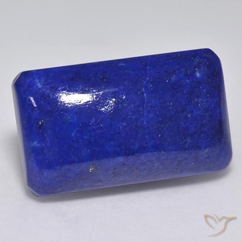 Lapislazzulo Blu Navy Intenso naturale da 28.26 ct, Ottagonale / Taglio smeraldo, Opaco