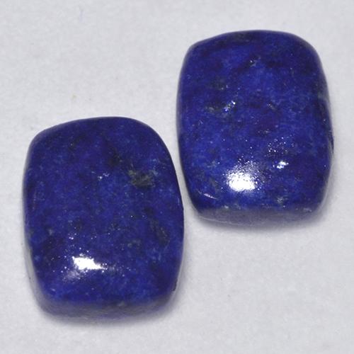 Lapislazzuli naturale blu da 2,59 ct, taglio a cuscino, opaco