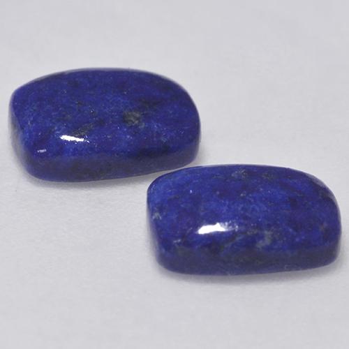 Lapislazzuli naturale blu da 2,59 ct, taglio a cuscino, opaco