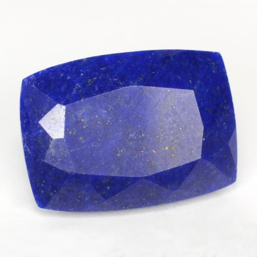 Lapislazzuli naturale blu da 6,36 ct, taglio a cuscino, opaco