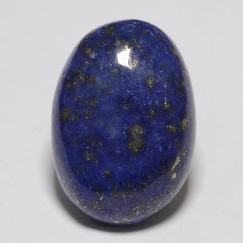 Lapislazzuli naturale blu da 11,63 ct, taglio ovale, opaco