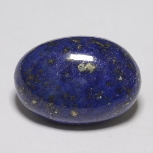 Lapislazzuli naturale blu da 11,63 ct, taglio ovale, opaco