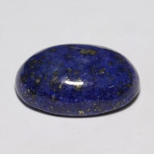 Lapislazzuli naturale blu da 11,63 ct, taglio ovale, opaco