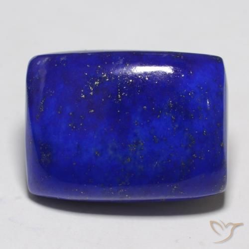 20.40ct Naturale Blu Navy Intenso Lapislazzulo, Cuscino, Opaco