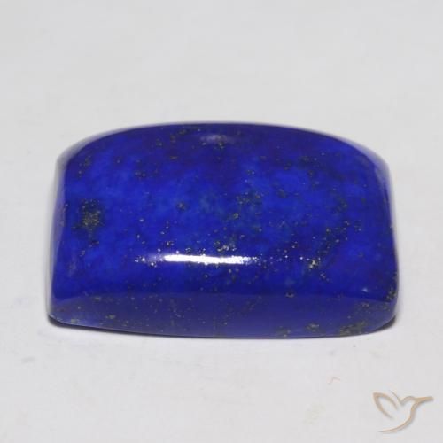 Lapislazzulo Blu Navy Intenso naturale da 20.40 ct, Cuscino, Opaco