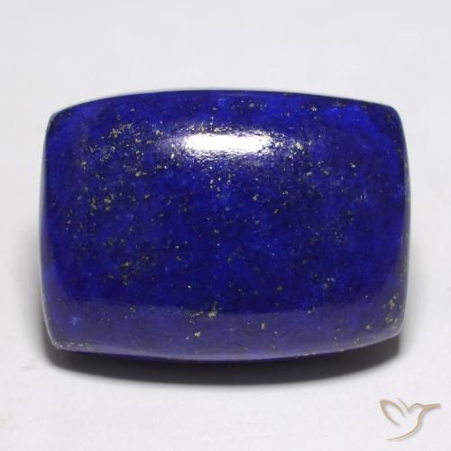 Lapislazzulo Blu Navy Intenso naturale da 22.44 ct, Cuscino, Opaco