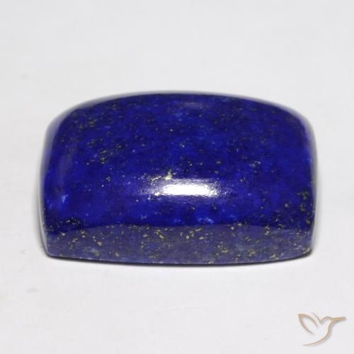 Lapislazzulo Blu Navy Intenso naturale da 22.44 ct, Cuscino, Opaco