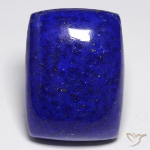 22.69ct Naturale Blu Navy Intenso Lapislazzulo, Cuscino, Opaco