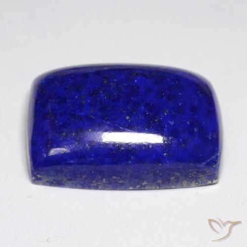 Lapislazzulo Blu Navy Intenso naturale da 22.69 ct, Cuscino, Opaco