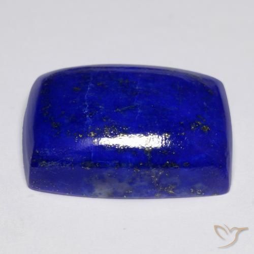 Lapislazzulo Blu Navy Intenso naturale da 22.16 ct, Cuscino, Opaco