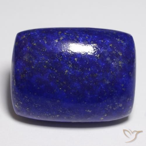 Lapislazzuli naturale blu da 21,85 ct, taglio a cuscino, opaco