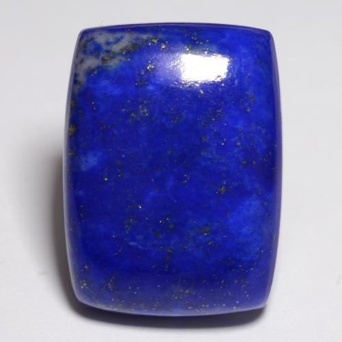 Lapislazzuli naturale blu da 19,45 ct, taglio a cuscino, opaco