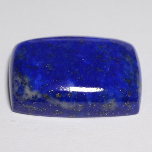 Lapislazzuli naturale blu da 19,45 ct, taglio a cuscino, opaco