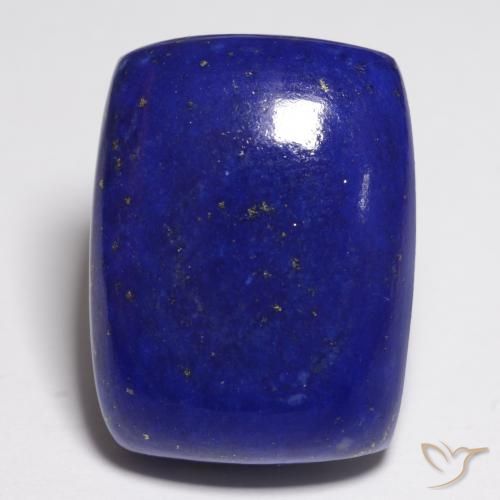22.41ct Naturale Blu Navy Intenso Lapislazzulo, Cuscino, Opaco, Photo A