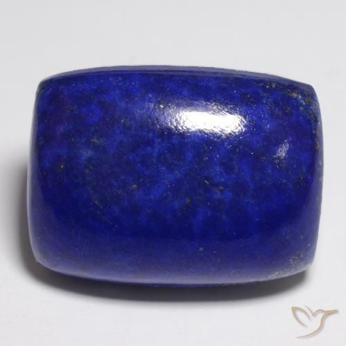 Lapislazzuli naturale blu da 24,76 ct, taglio a cuscino, opaco