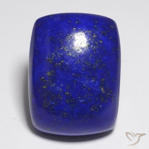 23.33ct Naturale Blu Navy Intenso Lapislazzulo, Cuscino, Opaco