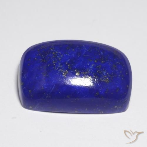 Lapislazzulo Blu Navy Intenso naturale da 23.33 ct, Cuscino, Opaco
