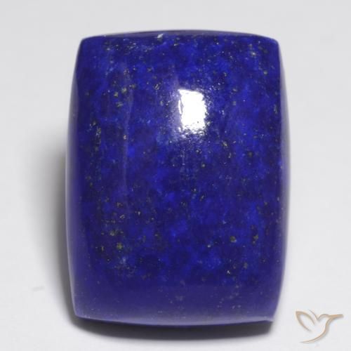 22.44ct Naturale Blu Navy Intenso Lapislazzulo, Cuscino, Opaco
