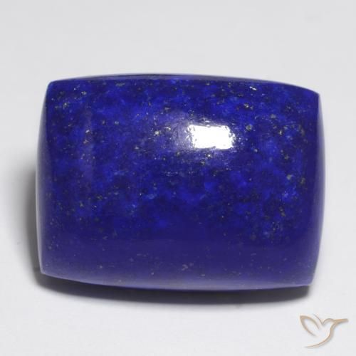 Lapislazzulo Blu Navy Intenso naturale da 22.44 ct, Cuscino, Opaco