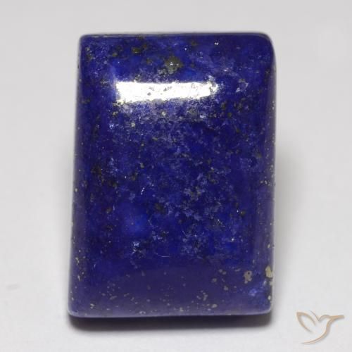 Lapislazzulo Blu molto profondo naturale da 13.49 ct, Taglio a baguette, Opaco