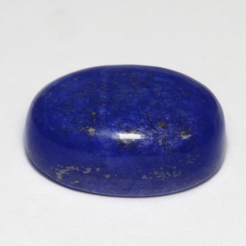 Lapislazzuli naturale blu da 13,51 ct, taglio ovale, opaco