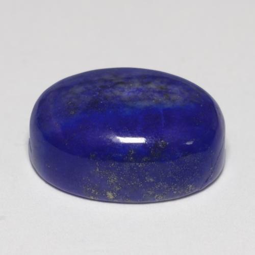 Lapislazzuli naturale blu da 11,04 ct, taglio ovale, opaco