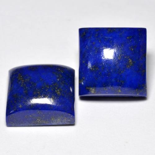 Lapislazzuli naturale blu da 15,74 ct, quadrato, opaco
