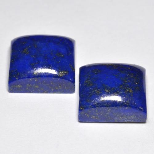 Lapislazzuli naturale blu da 15,74 ct, quadrato, opaco