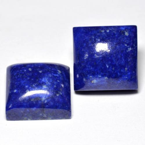 Gemme di Lapislazzulo Blu Navy Intenso naturale da 15.66 ct, Quadrato, Opaco